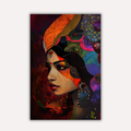 Indian Aesthetic Metal Poster - Netra | Desi Wall Art India