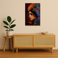 Indian Aesthetic Metal Poster - Netra | Desi Wall Art India