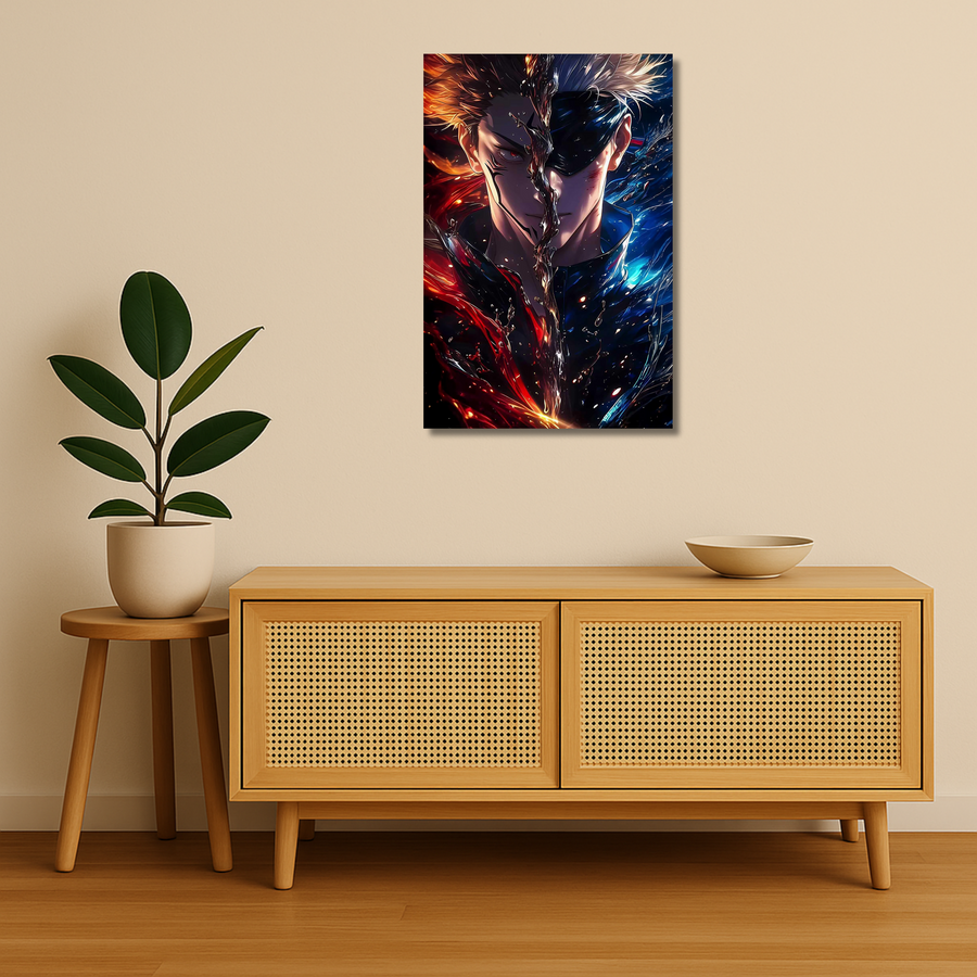 Jujutsu Kaisen Metal Poster - Cursed King | Anime Wall Art India
