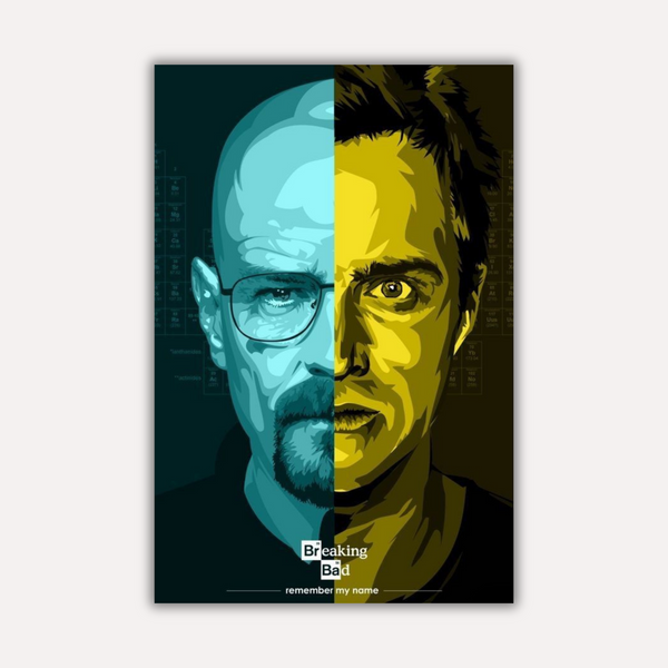 Breaking Bad Metal Poster - Heisenberg | TV Series Wall Art India