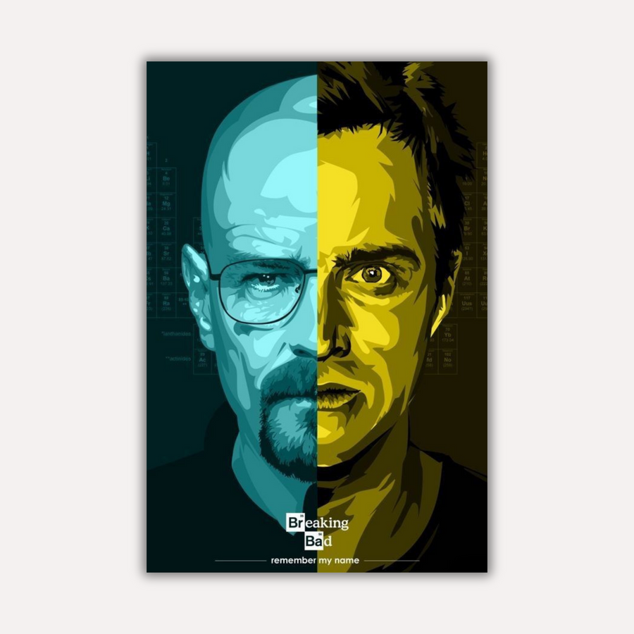 Breaking Bad Metal Poster - Heisenberg | TV Series Wall Art India