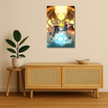 Naruto Metal Poster - Will of Three Anime Wall Art - Naruto Metal Poster | Anime Wall Art India