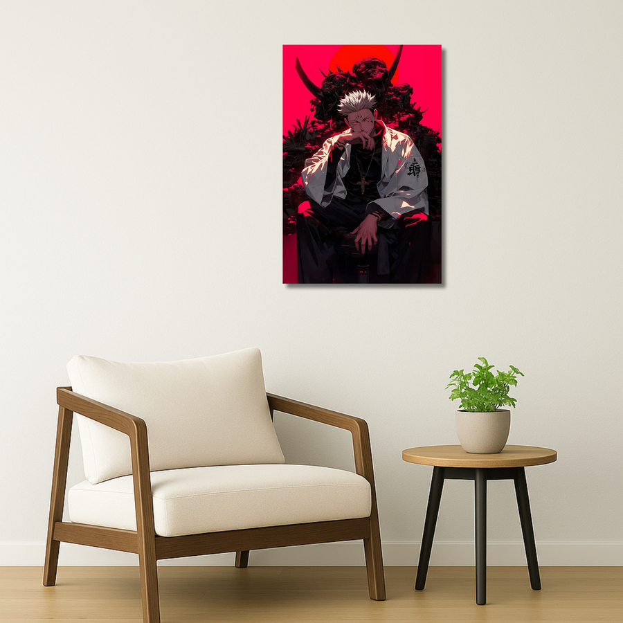 Jujutsu Kaisen Metal Poster - Cursed King | Anime Wall Art India