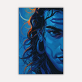 Indian Aesthetic Metal Poster - Shankara | Desi Wall Art India