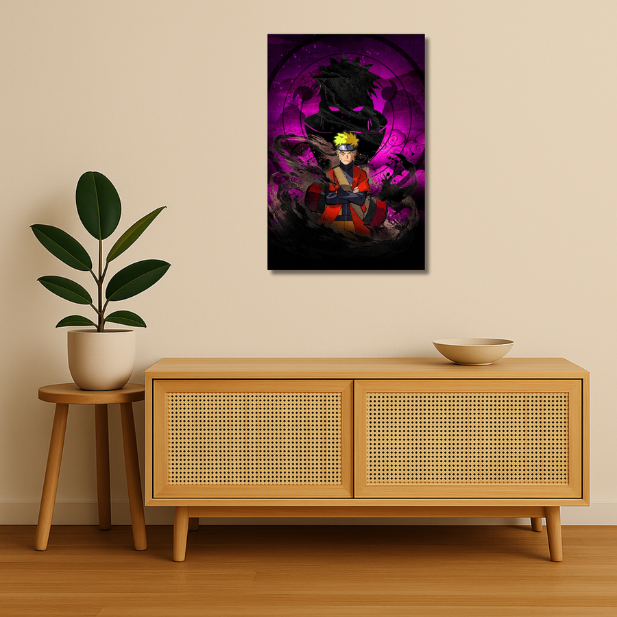 Naruto Metal Poster - Painproof Anime Wall Decor | Anime Wall Art India