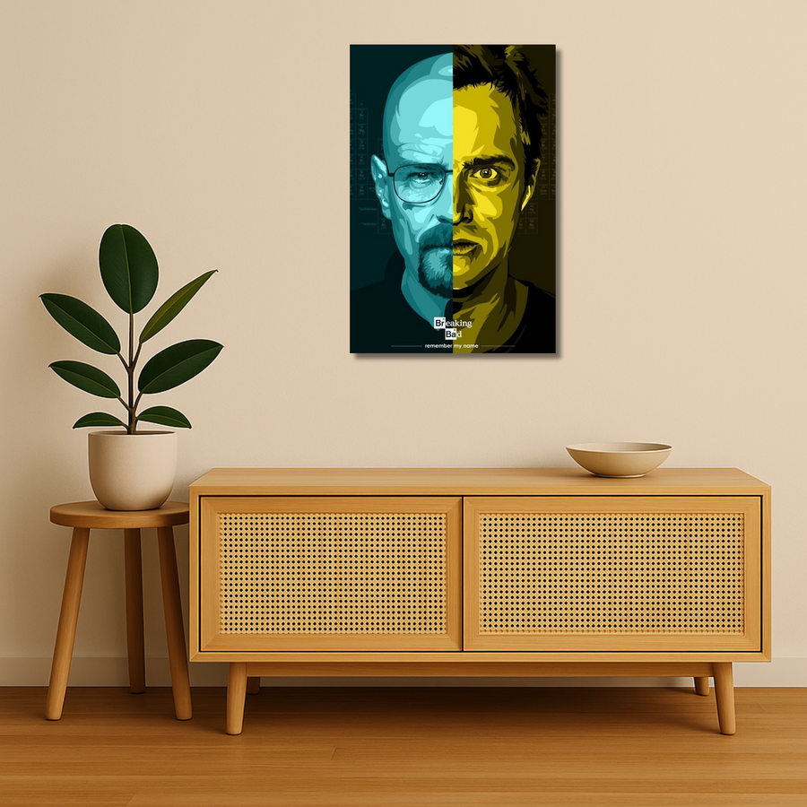 Breaking Bad Metal Poster - Heisenberg | TV Series Wall Art India