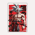 Dragon Ball Super Metal Poster - Ultra Instinct Goku | Anime Wall Art India