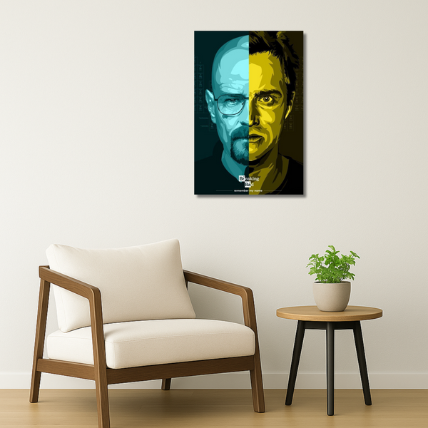Breaking Bad Metal Poster - Heisenberg | TV Series Wall Art India