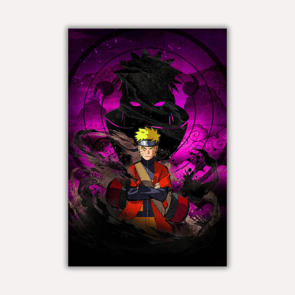Naruto Metal Poster - Painproof Anime Wall Decor | Anime Wall Art India