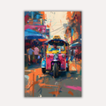 Indian Aesthetic Metal Poster - Autowala | Desi Wall Art India