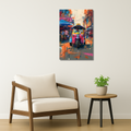 Indian Aesthetic Metal Poster - Autowala | Desi Wall Art India