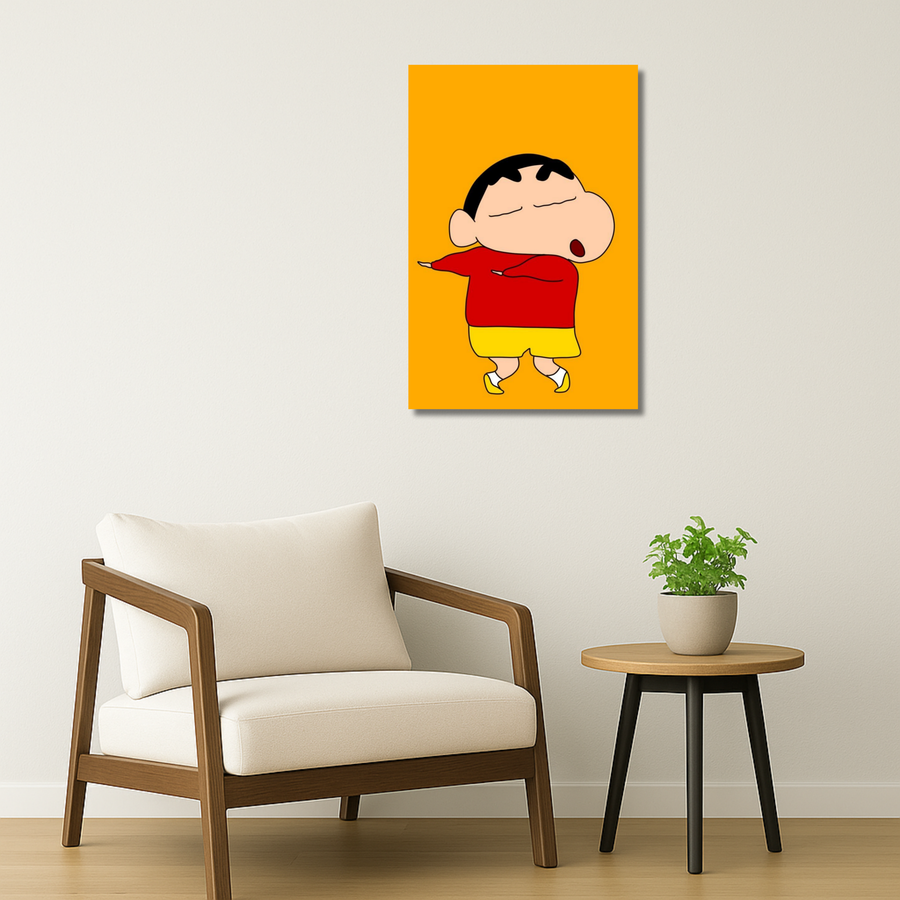 Shinchan Metal Poster - Shindab | Cartoon Wall Art India