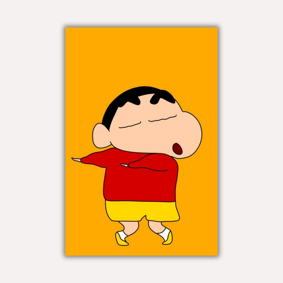 Shinchan Metal Poster - Shindab | Cartoon Wall Art India