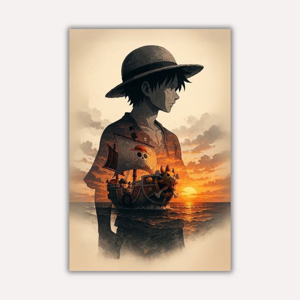 One Piece Metal Poster - Going Merry | Anime Wall Art India