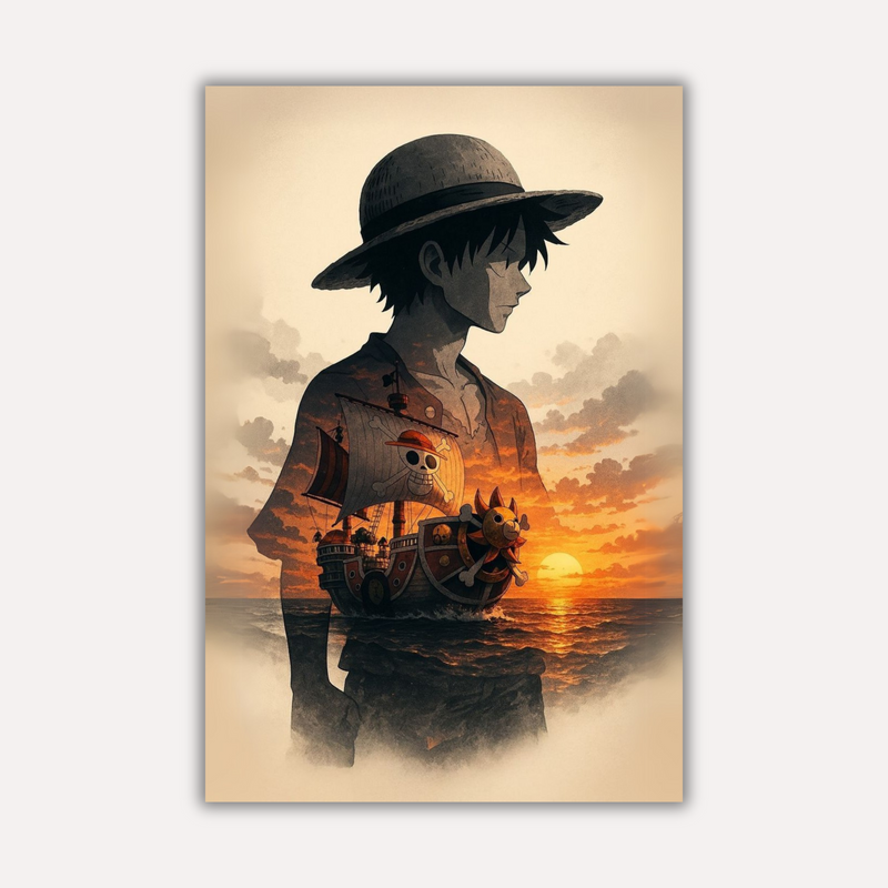 One Piece Metal Poster - Going Merry | Anime Wall Art India