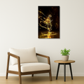 Demon Slayer Metal Poster - Thunderclap Zenitsu | Anime Wall Art India