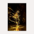 Demon Slayer Metal Poster - Thunderclap Zenitsu | Anime Wall Art India