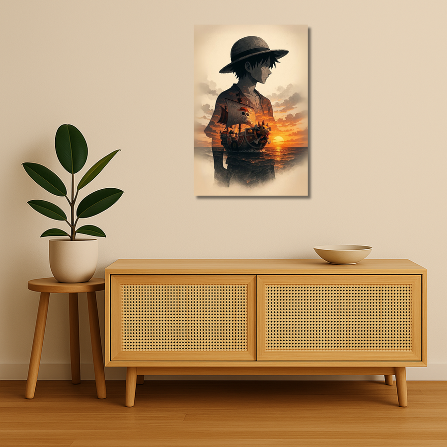 One Piece Metal Poster - Going Merry | Anime Wall Art India