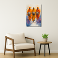 Indian Aesthetic Metal Poster - Tritaal | Desi Wall Art India
