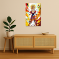 Naruto Metal Poster - Gohanrage Metal Wall Art | Anime Wall Art India