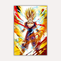 Naruto Metal Poster - Gohanrage Metal Wall Art | Anime Wall Art India