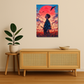 Demon Slayer Metal Poster - Sunblade Tanjiro | Anime Wall Art India
