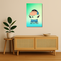 Shinchan Metal Poster - Chillchan | Cartoon Wall Art India