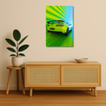 Cars Metal Poster - Greenline | Car Wall Art India