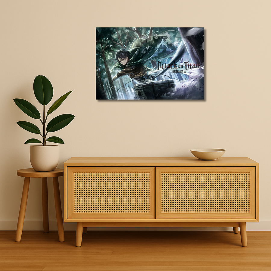 Attack on Titan Metal Poster - Heichō Wall Art | Anime Wall Art India