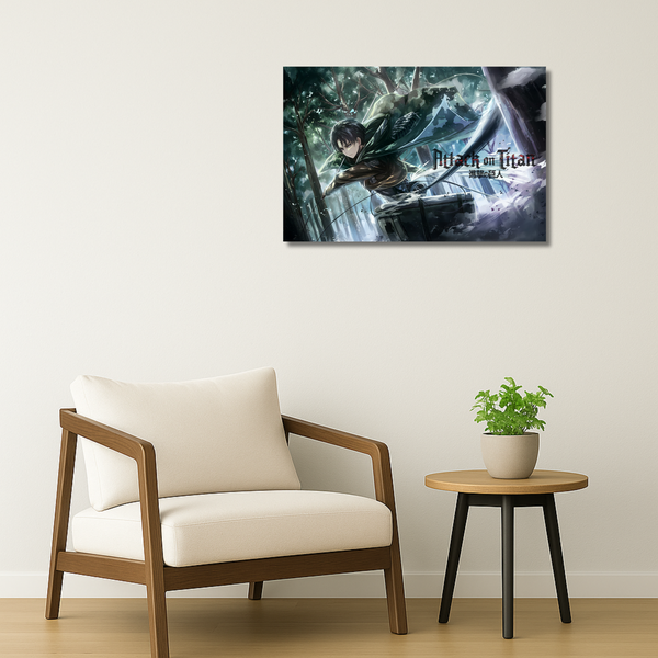 Attack on Titan Metal Poster - Heichō Wall Art | Anime Wall Art India
