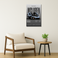 Cars Metal Poster - Track Monarch | Car Wall Art India