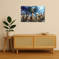 Attack on Titan Metal Poster - Freedom March Wall Art | Anime Wall Art India