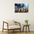 Attack on Titan Metal Poster - Freedom March Wall Art | Anime Wall Art India