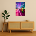 Cars Metal Poster - Hyperdrive | Car Wall Art India