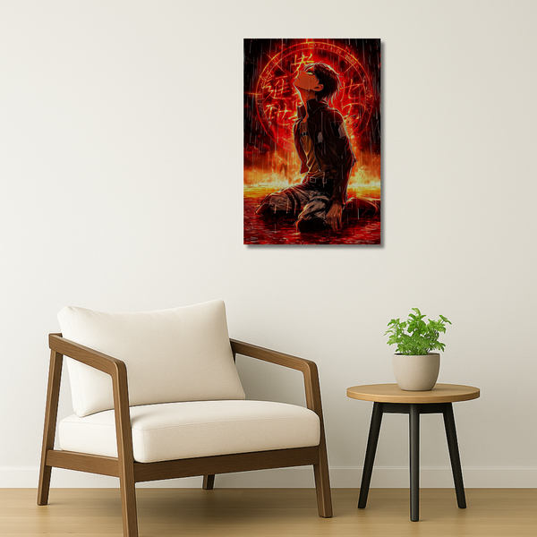 Titan Requiem Metal Wall Art | AOT Metal Poster