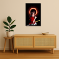 Demon Slayer Metal Poster - Burning Bond | Anime Wall Art India