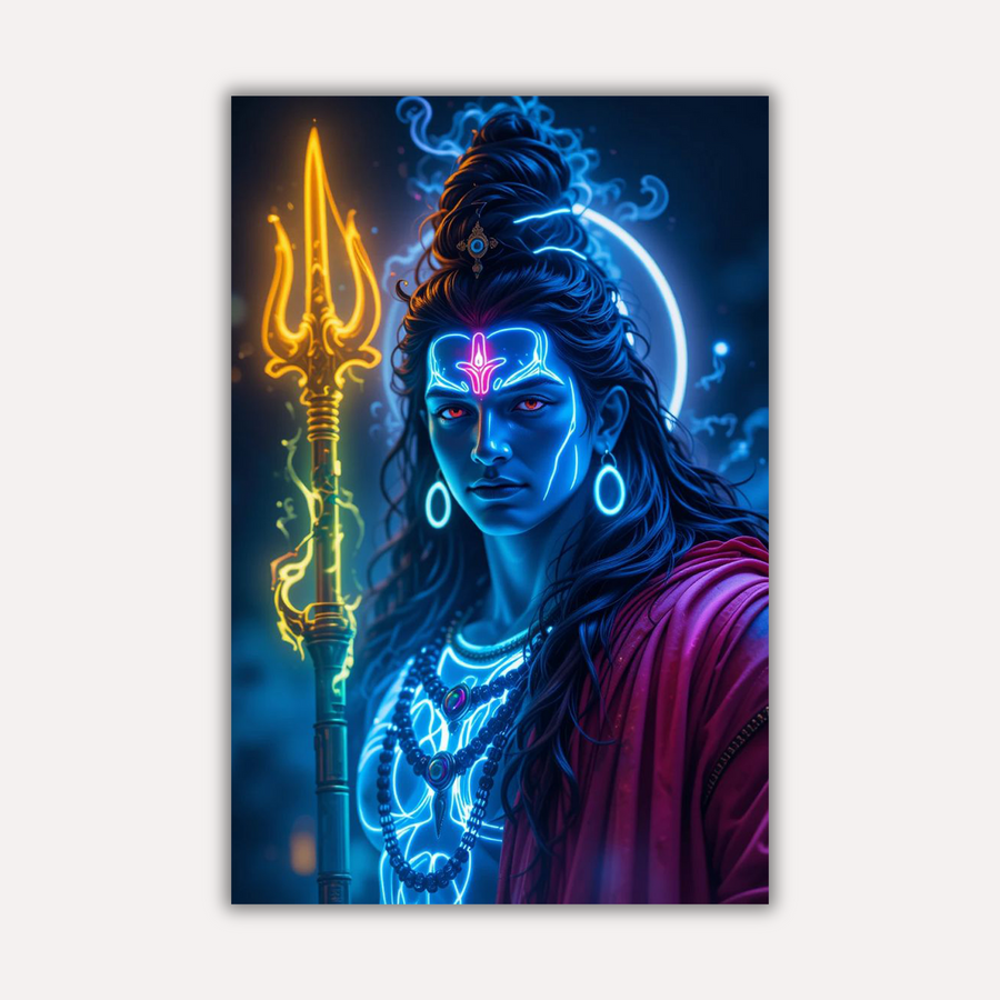 ElectroShiv | Metal Wall Art Poster India