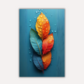 Floral Metal Poster - Dew Hue | Aesthetic Wall Art India