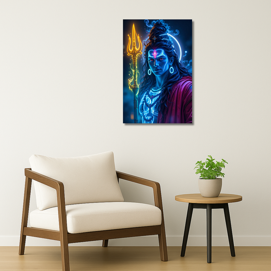 ElectroShiv | Metal Wall Art Poster India