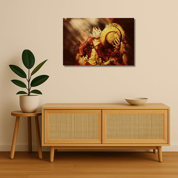 One Piece Metal Poster - Sun God | Anime Wall Art India