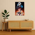 Jujutsu Kaisen Metal Poster - Cursed Divide | Anime Wall Art India