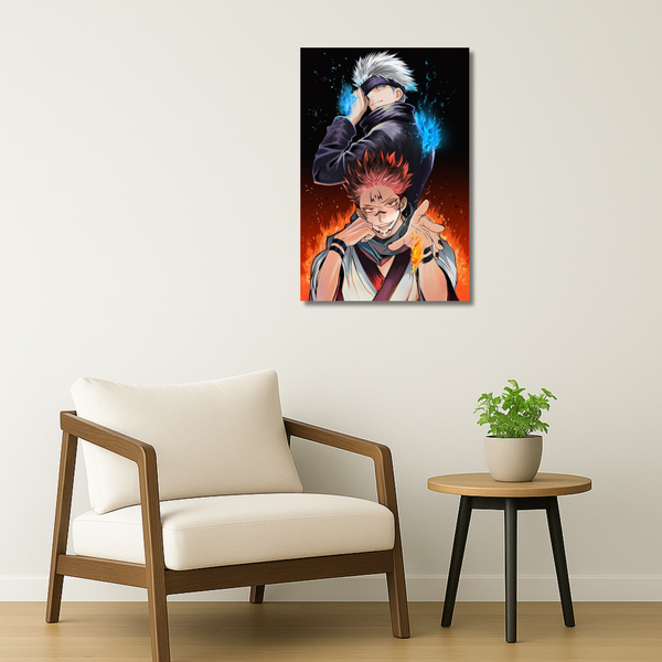 Jujutsu Kaisen Metal Poster - Cursed Divide | Anime Wall Art India