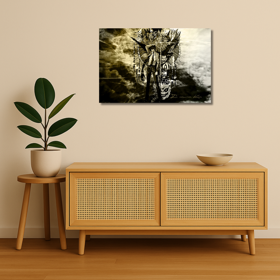 Death Note Metal Poster - Godcomplex | Anime Wall Art India