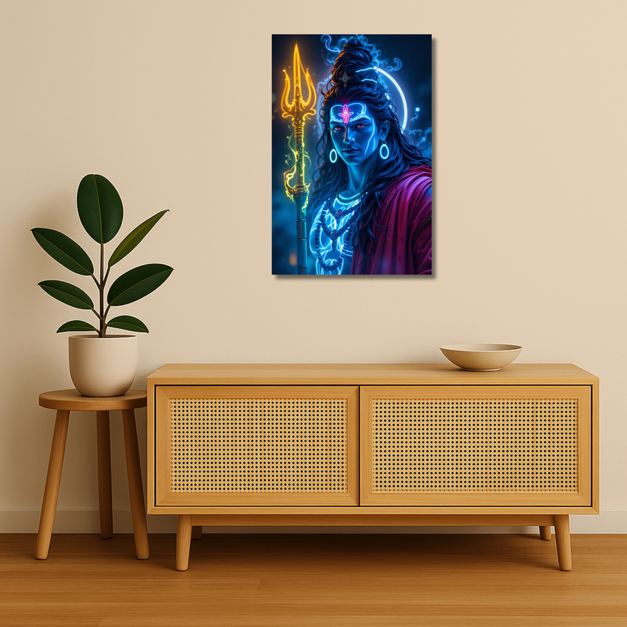 ElectroShiv | Metal Wall Art Poster India