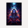 Indian Gods - Cosmic Flame Shiva – Spiritual Energy Wall Art thumbnail 1