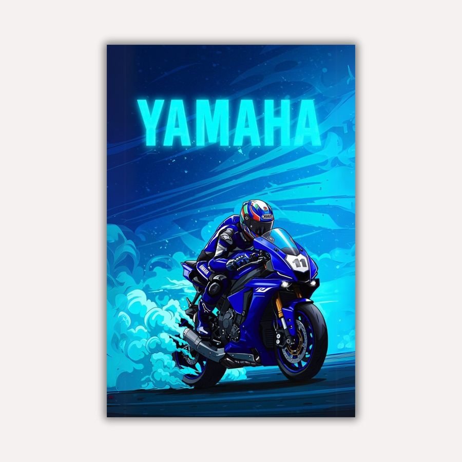Bikes Metal Poster - R1Rush | Motorcycle Wall Art India