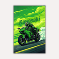 Bikes Metal Poster - Kawasaki Ninja | Motorcycle Wall Art India