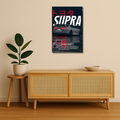 Cars Metal Poster - SupraMK4 | Car Wall Art India