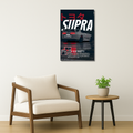 Cars Metal Poster - SupraMK4 | Car Wall Art India