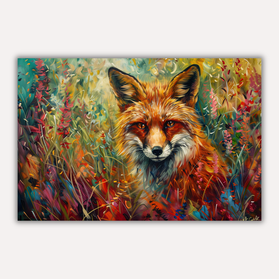 Wildlife Metal Poster - Wildwhisker | Animal Wall Art India